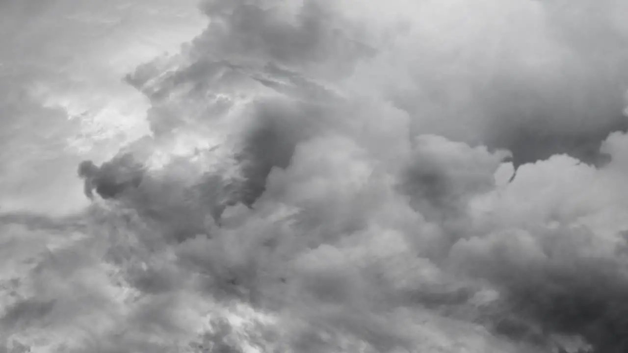 dramatic sky full of lightning bolts