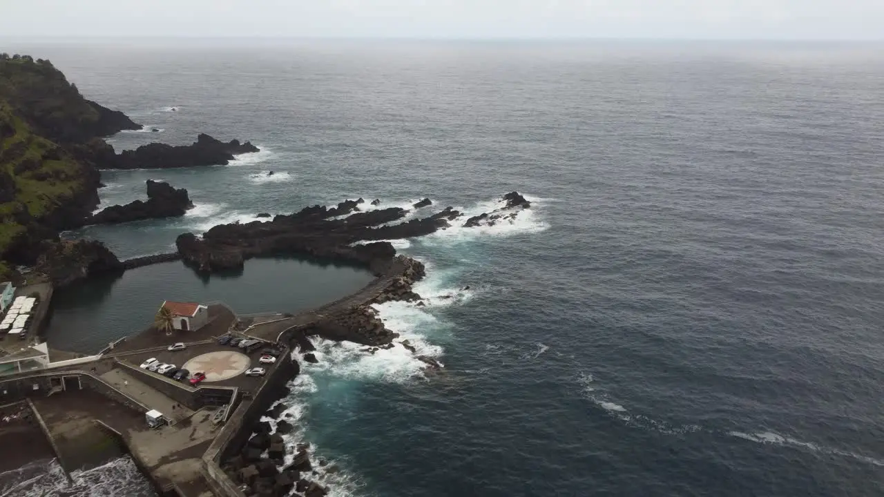 Epic rocks in the middle of the sea in Madeira