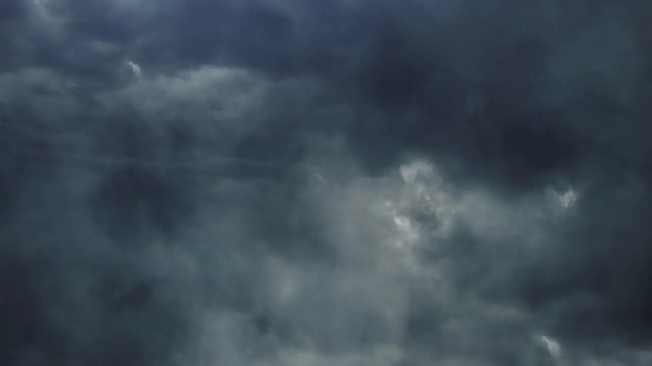 thunderstorm dark gray cloud in the sky with lightning in it