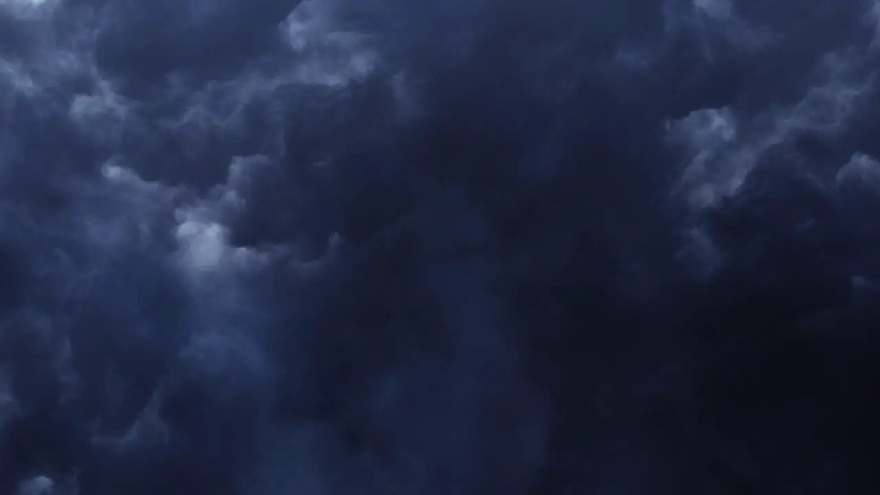 4k thick and moving cumulonimbus clouds thunderstorm