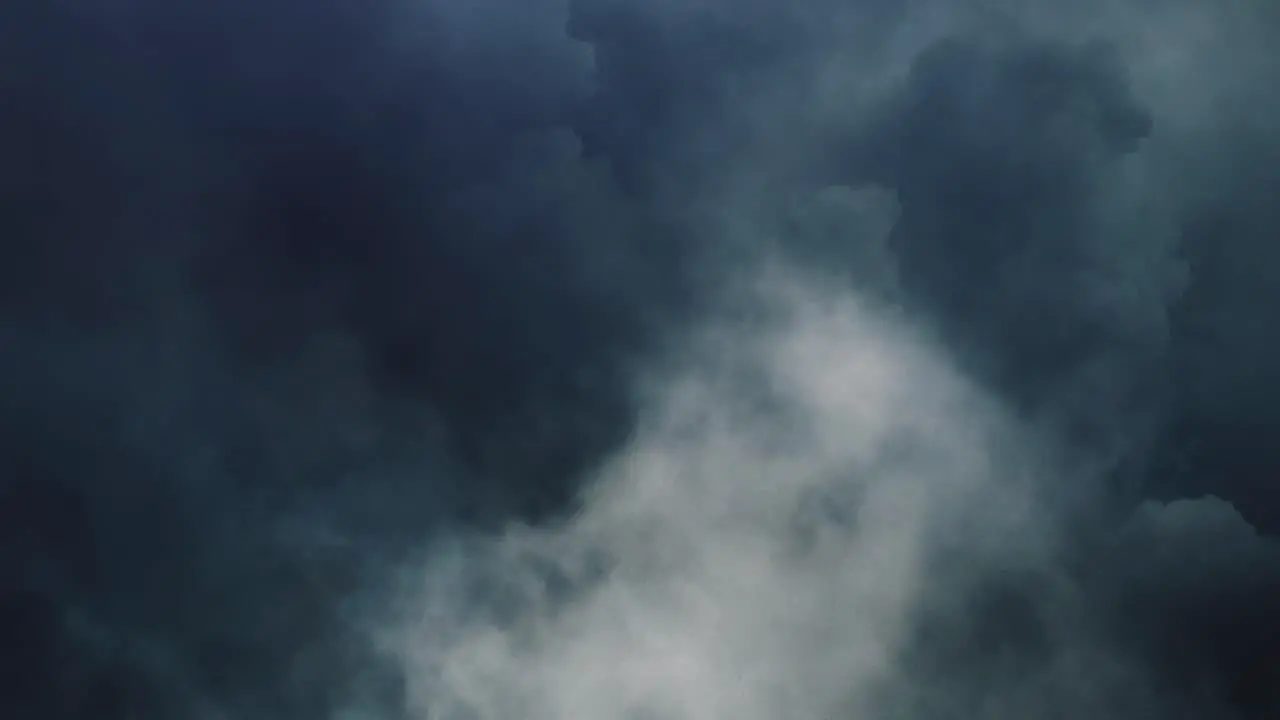 timelapse thunderstorms and lightning flashes in dark columnibus clouds