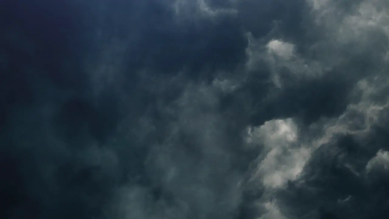 4k lightning flashes among cumulonimbus clouds thunderstorm