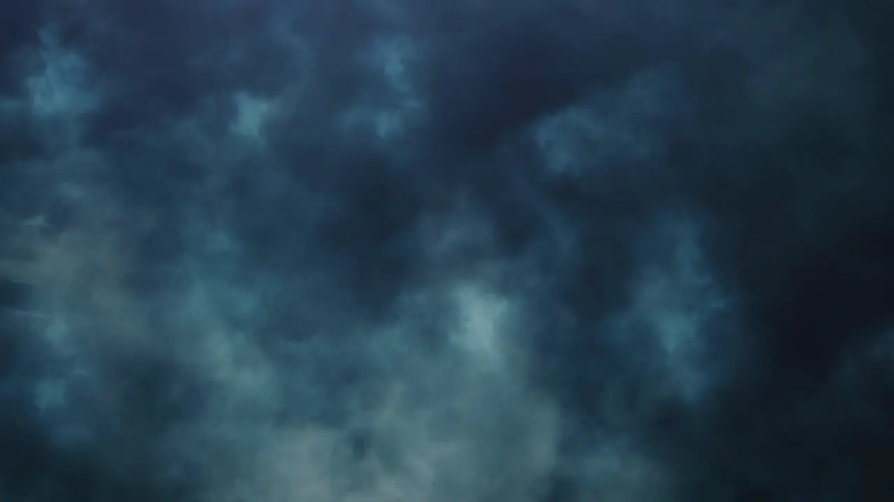 timelapse cloudy weather thunderstorms and flashes of lightning in the dark sky