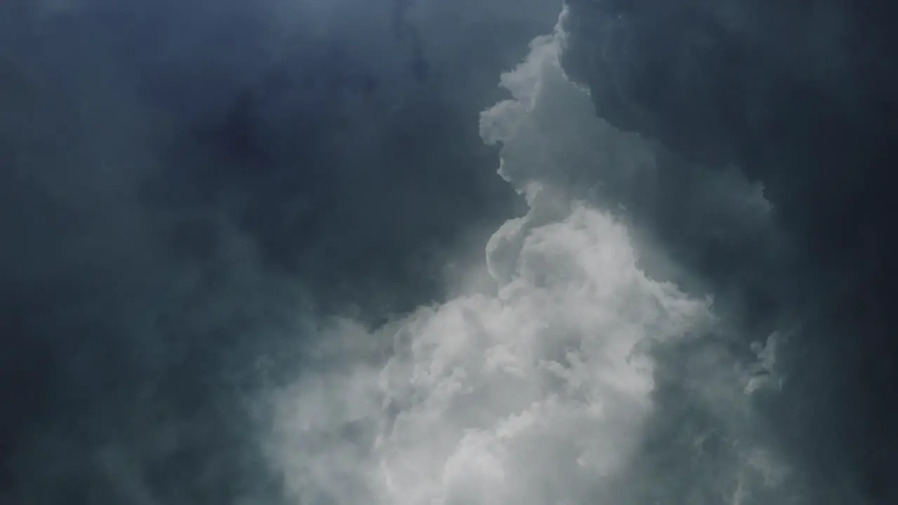 thunderstorm thick clouds in the sky with flashes of lightning