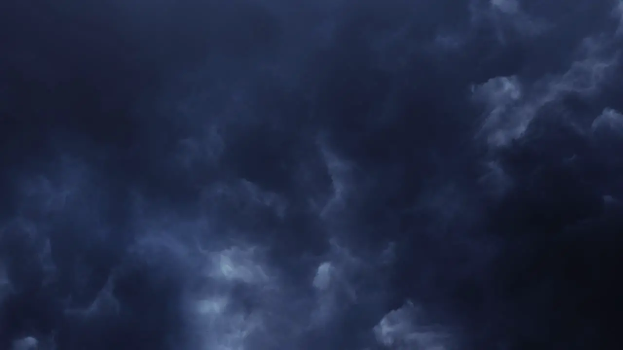 4k dark and moving cumulonimbus clouds thunderstorm