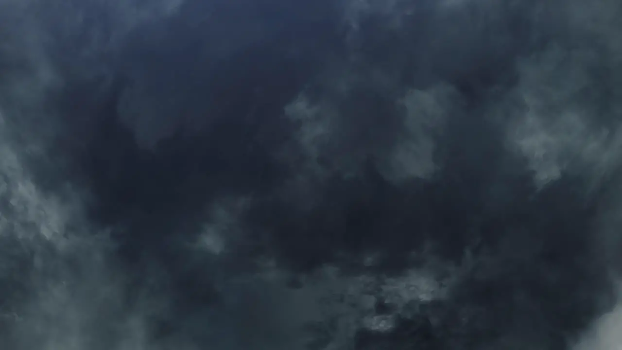 4k thunderstorm dark gray clouds moving in the sky