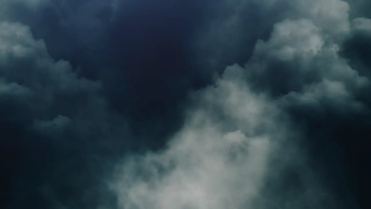 timelapse thunderstorms and lightning flashes in moving dark columnibus clouds