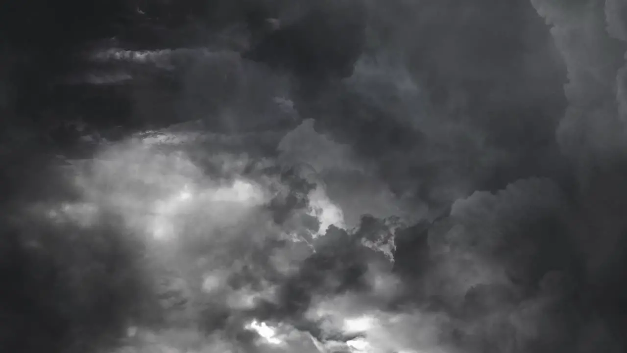 towards the thunderstorm that occurred above the dark sky