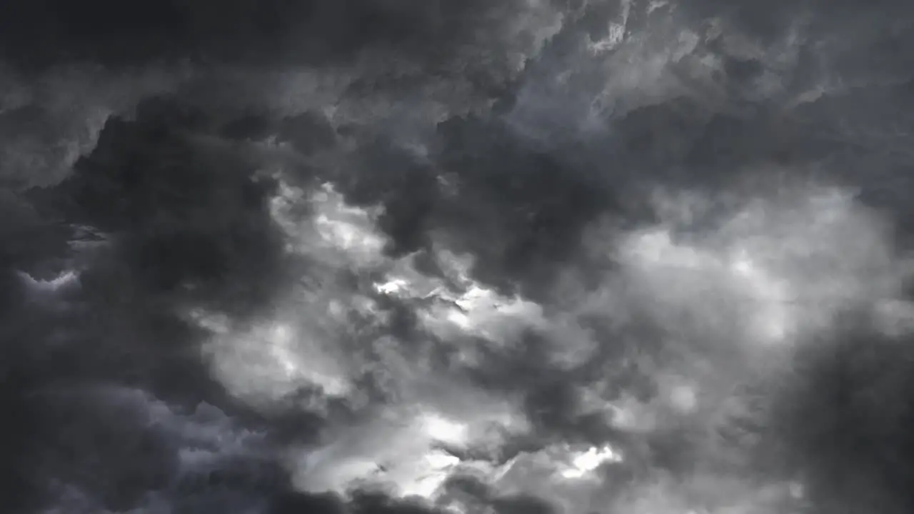 towards the thunderstorm that occurred within the dark clouds 4k