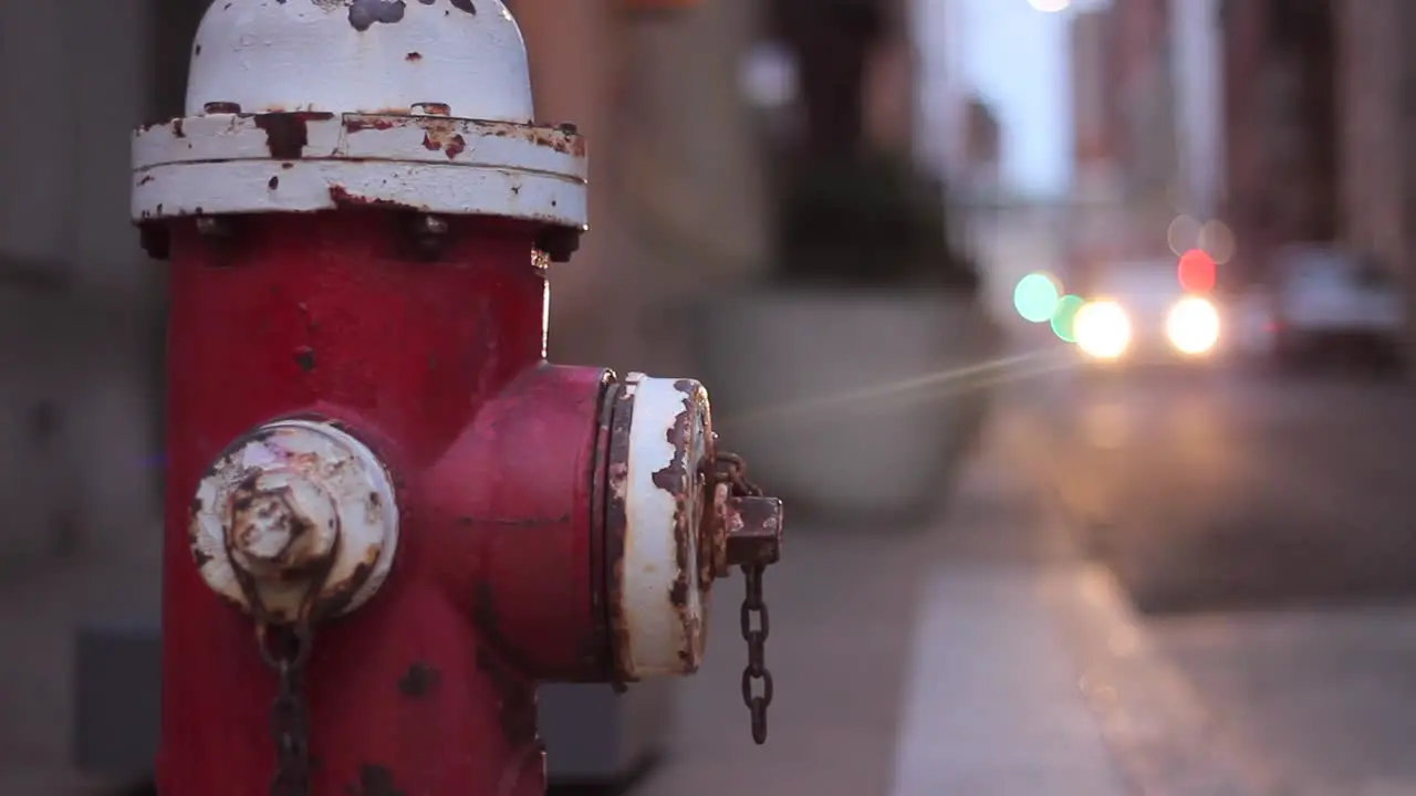 Fire Hydrant in City