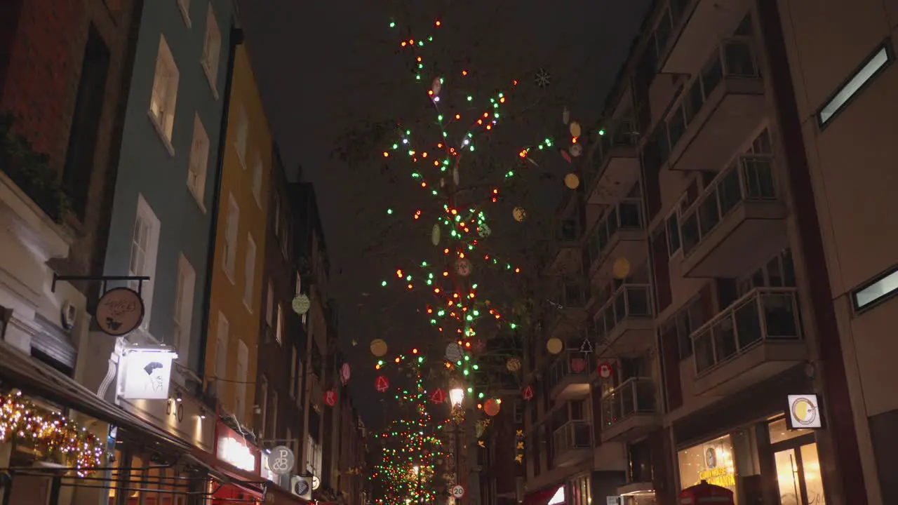 Location  London England London christmas decoration by night