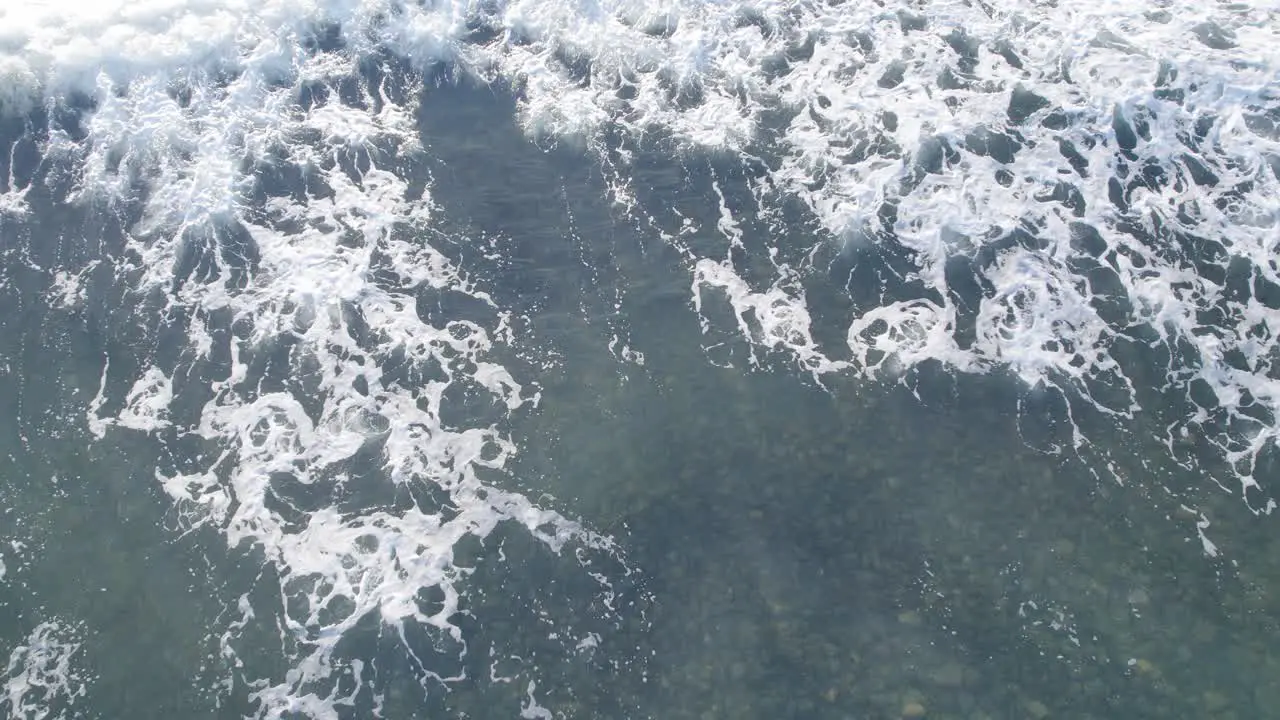 Strong Waves Splashing On The Beach Of Daintree National Park In North Queensland Australia