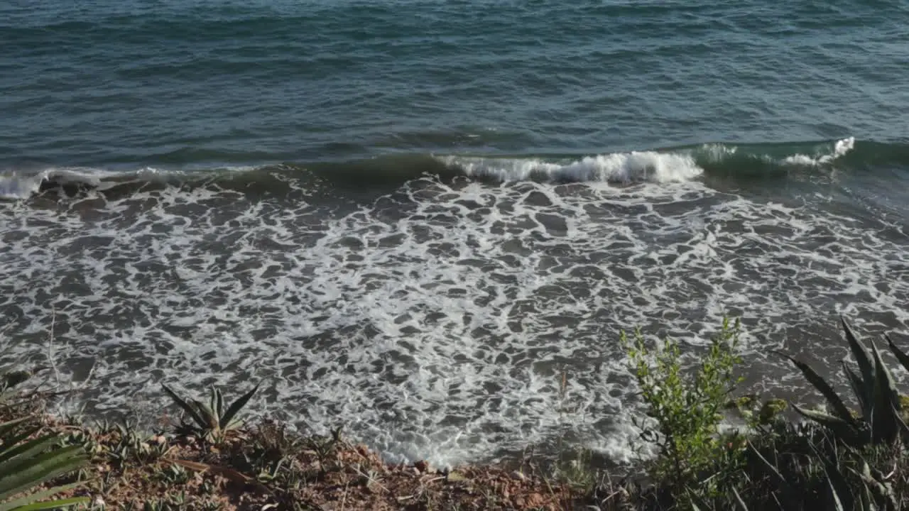 Waves on the coast of sitgest