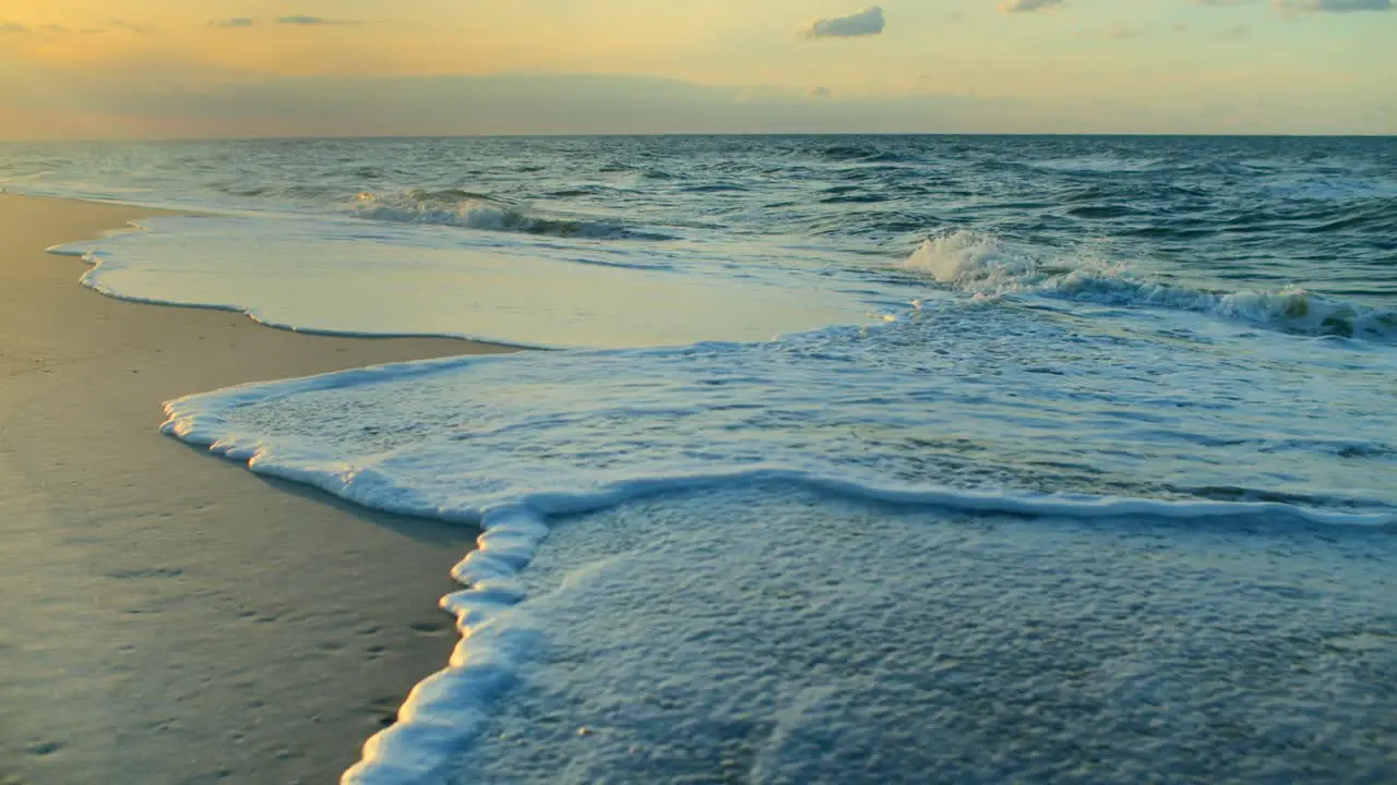 Ocean Shore at Sunrise in Pensacola Florida-1