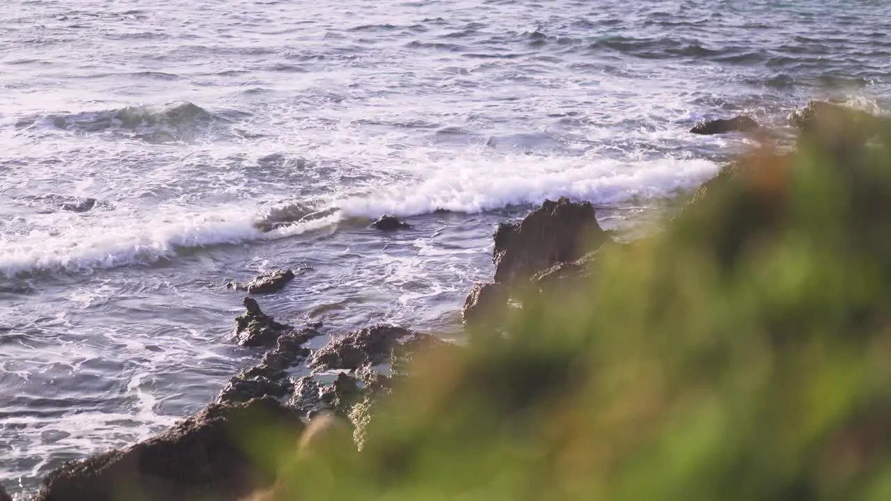 a slider shot of a beach in Israel