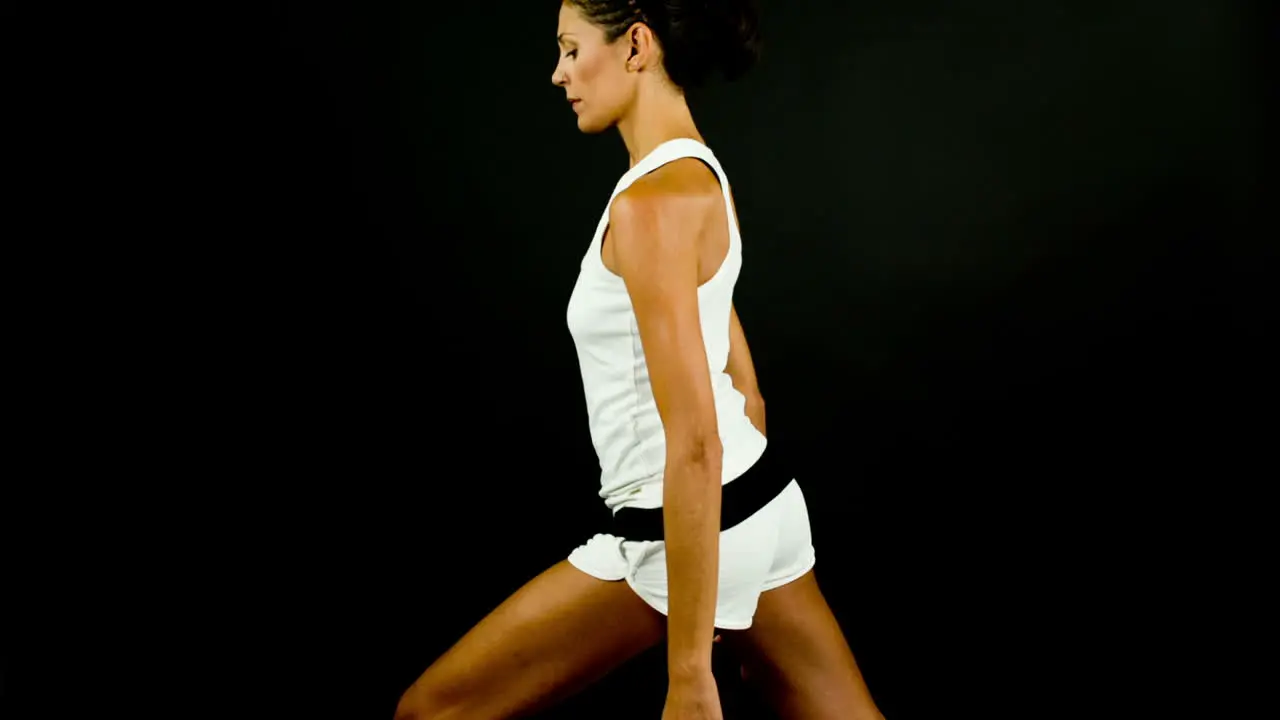 Woman in Yoga Studio 05