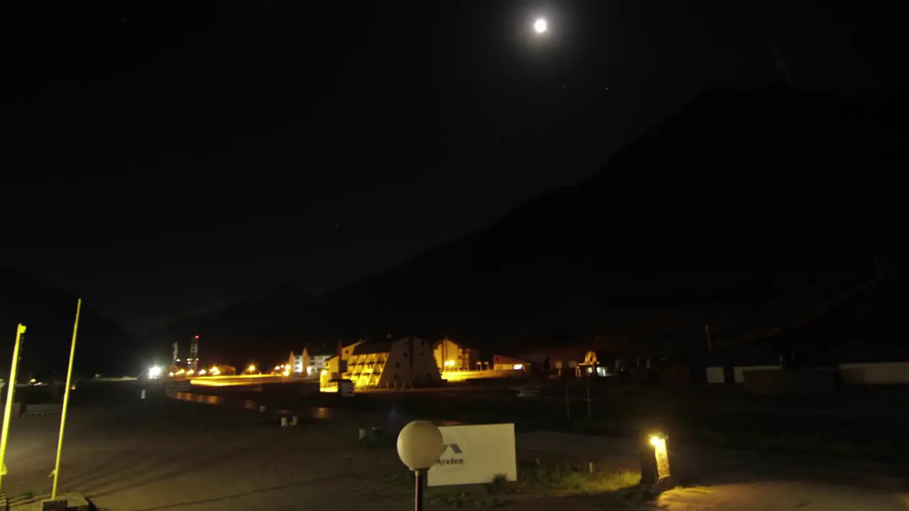 Aconcagua Time Lapse Moon traveling across mountain