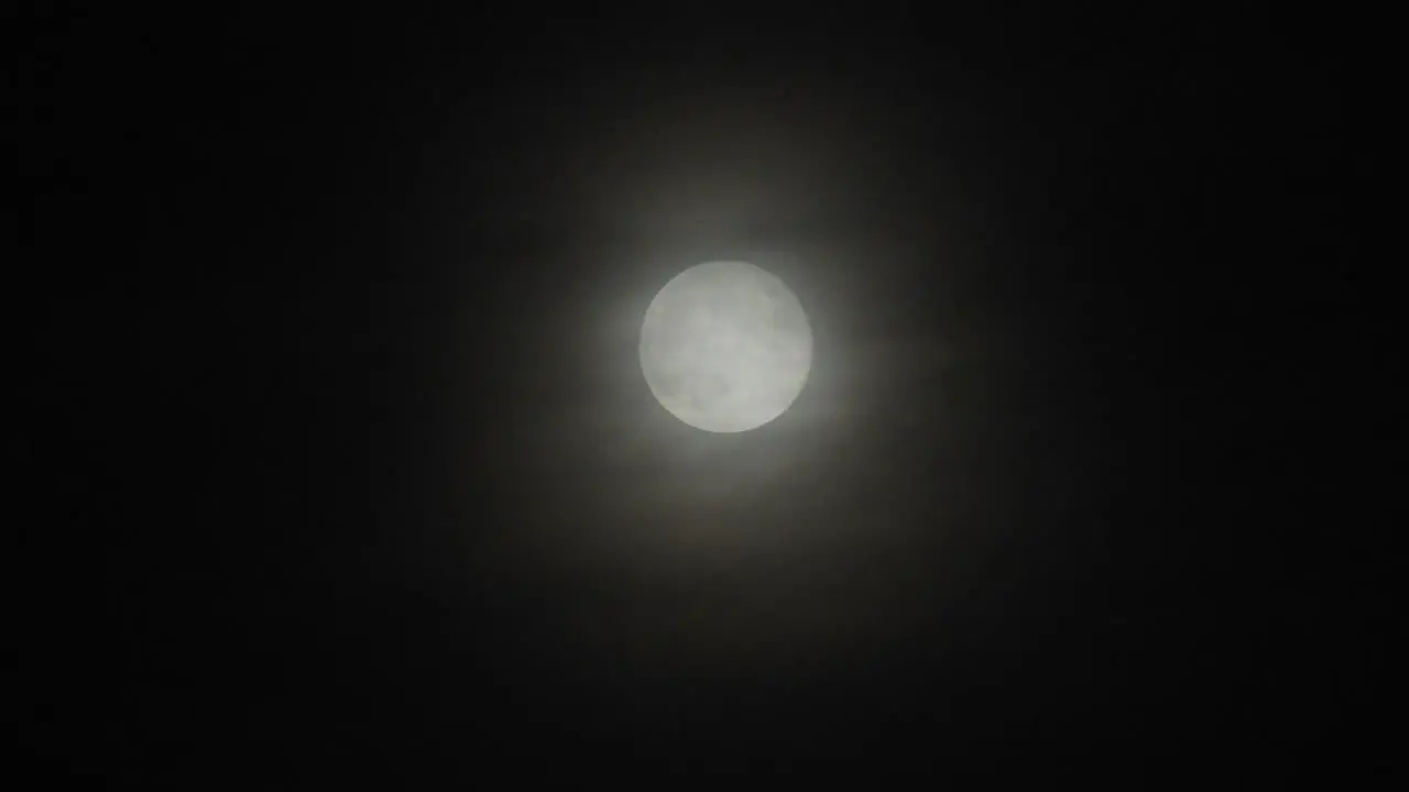 Moon with clouds at night