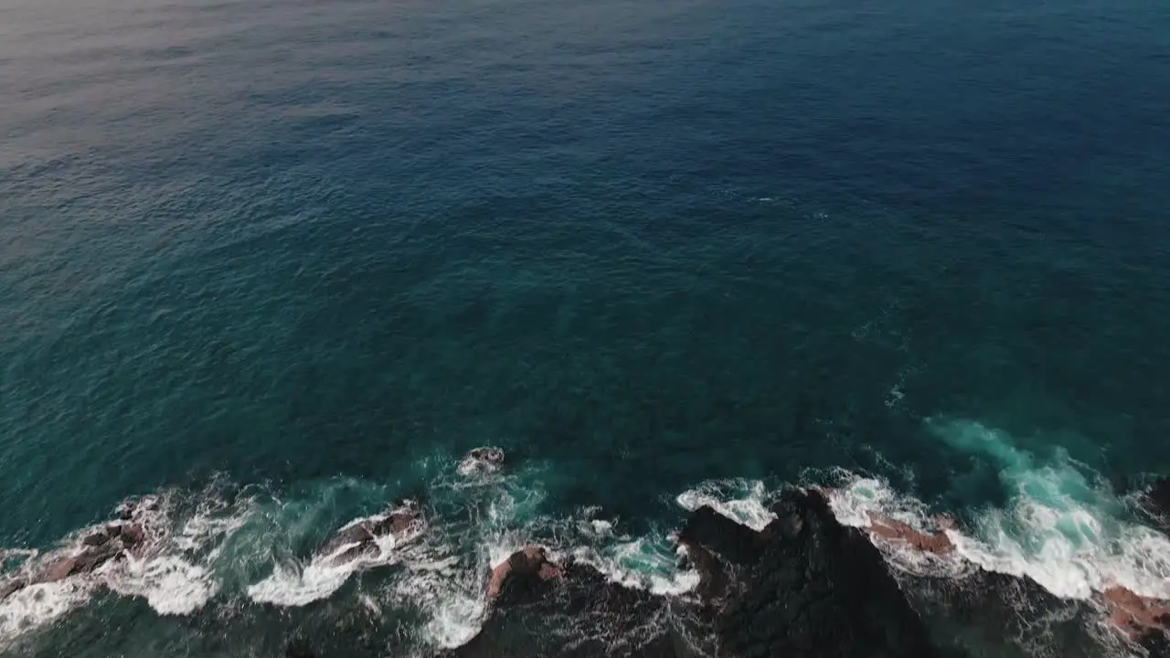 Big Island Volcanic Rocks in Ocean