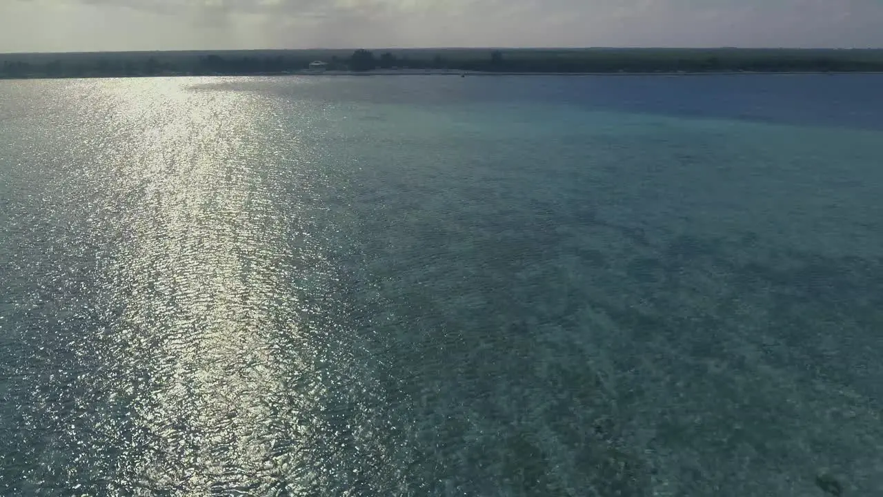 Colliers Beach and bay Grand Cayman Island aerial view