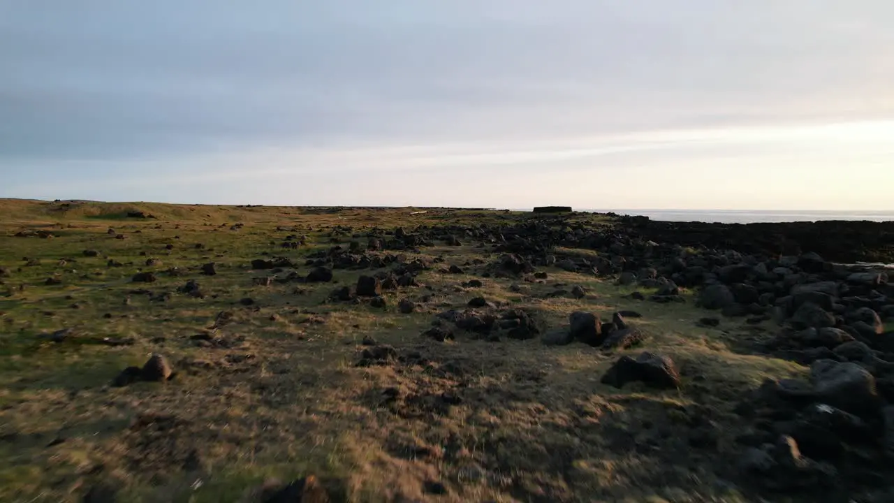 Volcanic rock terrain of Iceland