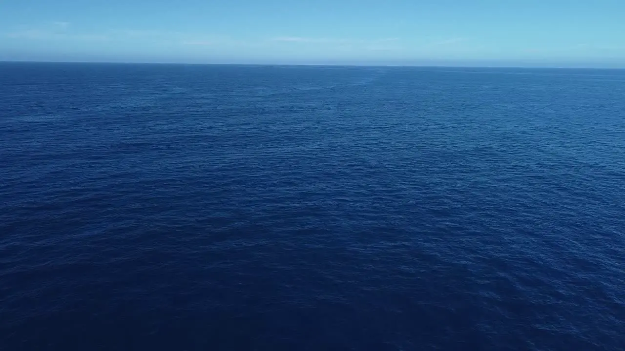 Vast open water drone shot