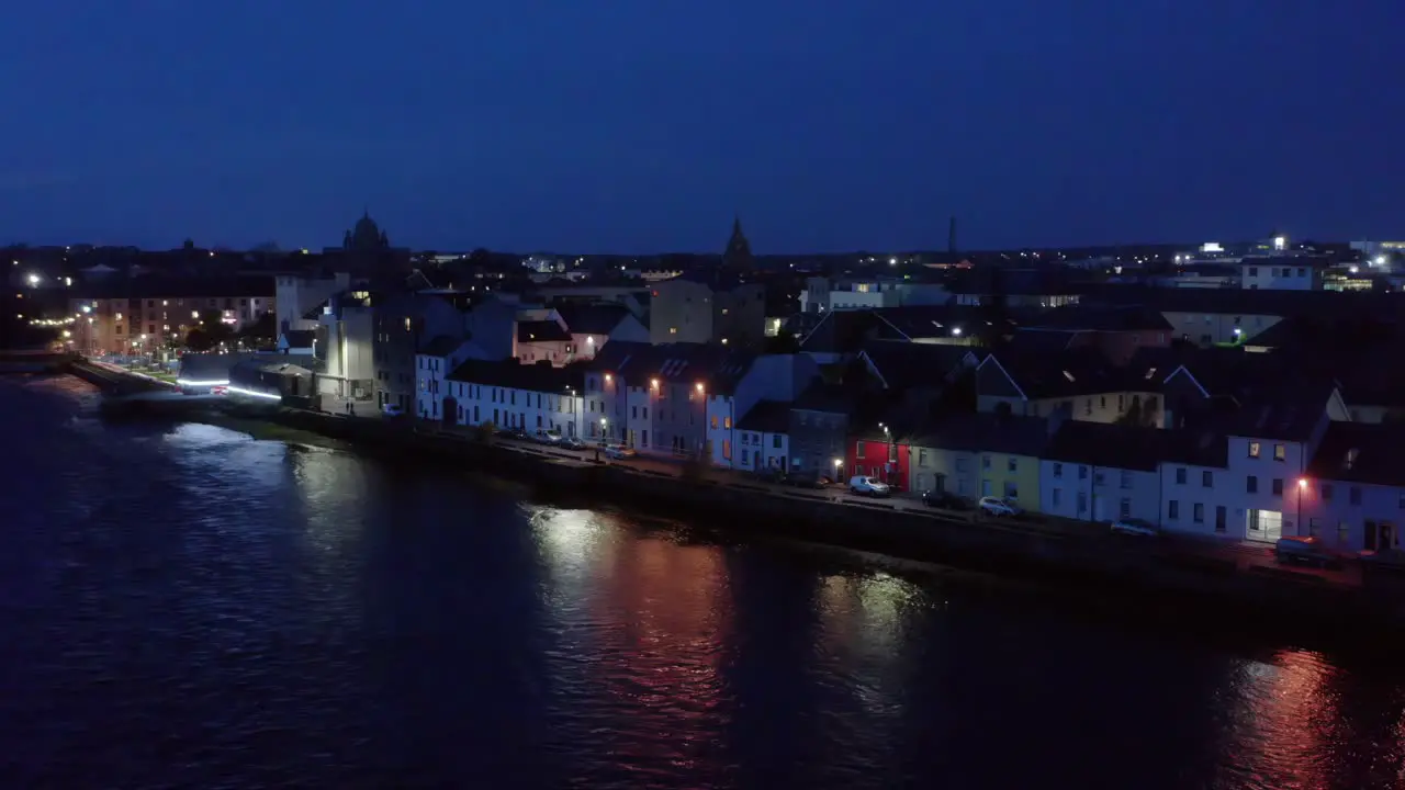 Galway night serene shot