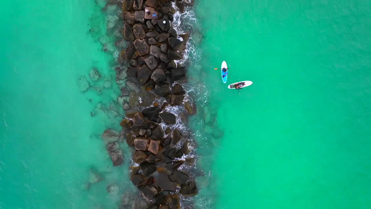 Paddle Boarding on the Beach