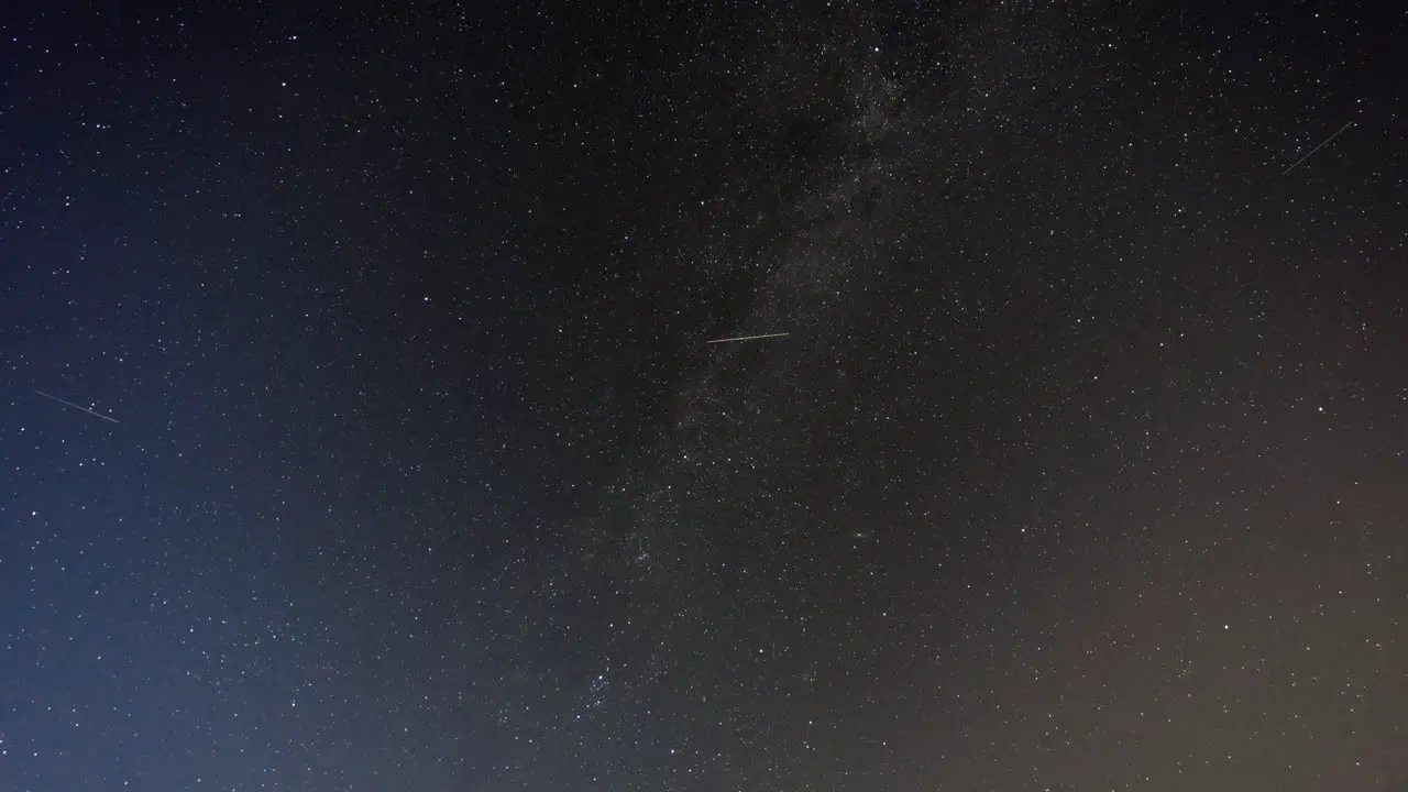 Timelapse of the Milky Way galaxy