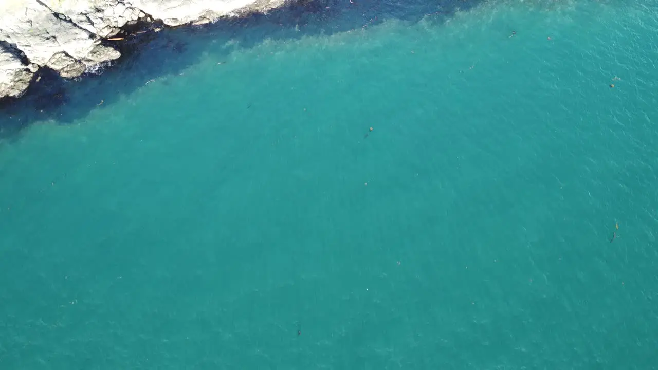 aerial view of ocean bluffs