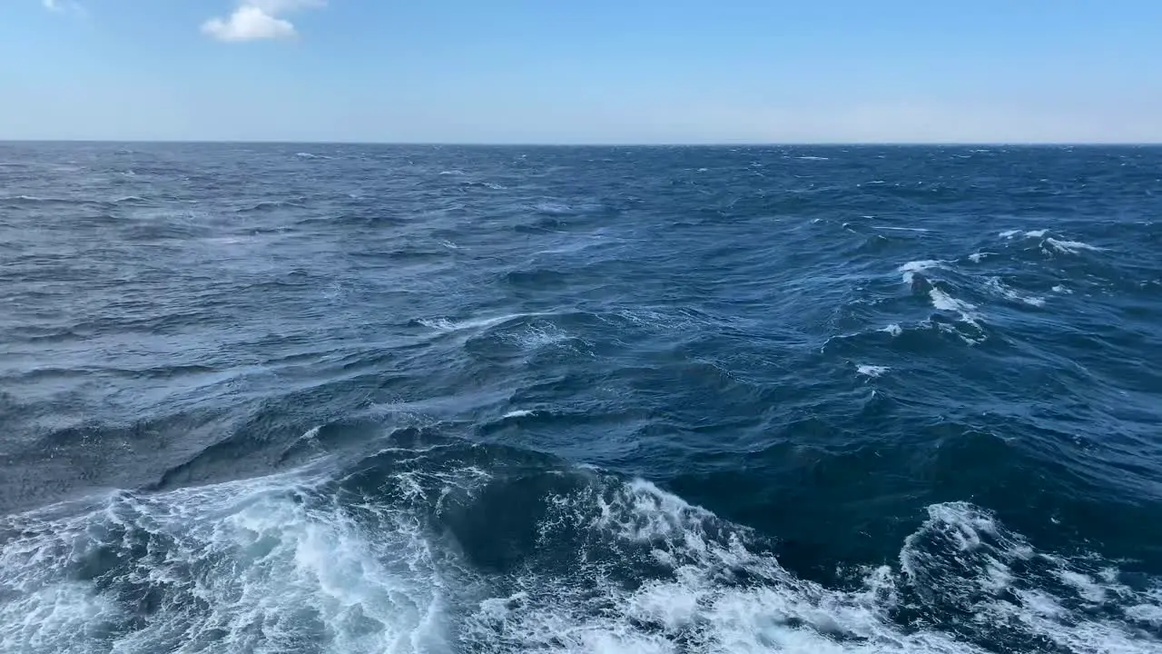 Very Rough And High Seas In The North Atlantic Ocean During A Major Storm Surge