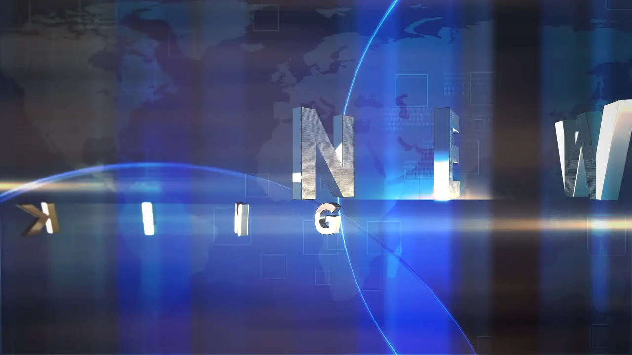 Text News Breaking and news intro graphic with grid