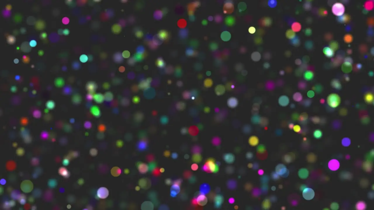 Colorful Particle Background