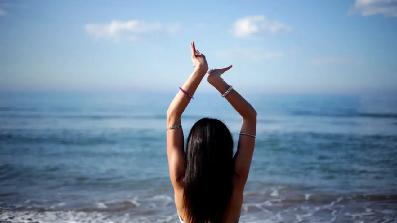 Belly Dancer on Beach 28