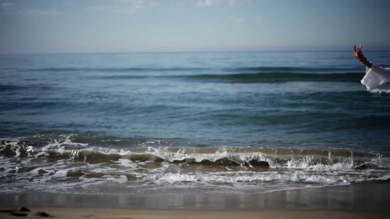 Woman on Beach Dancing 35