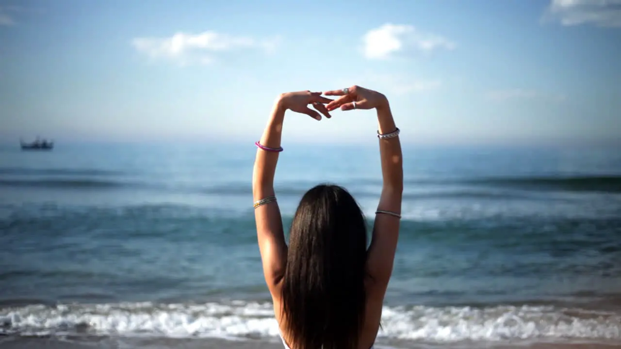 Belly Dancer on Beach 29