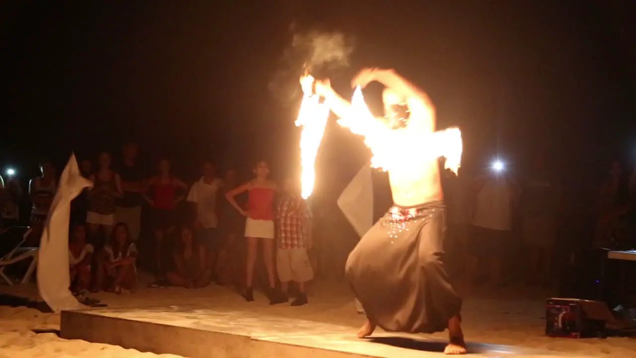 Fire Dancer in Mexico