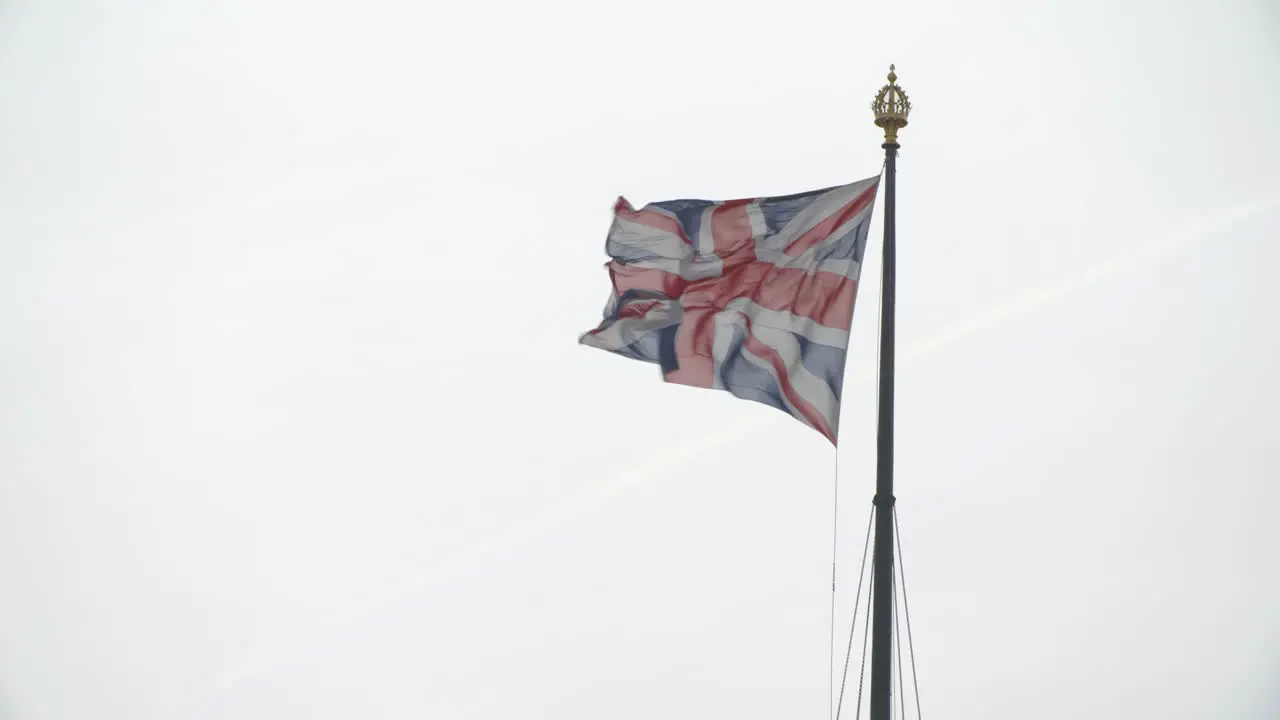 UK Flag Flying on Westminster