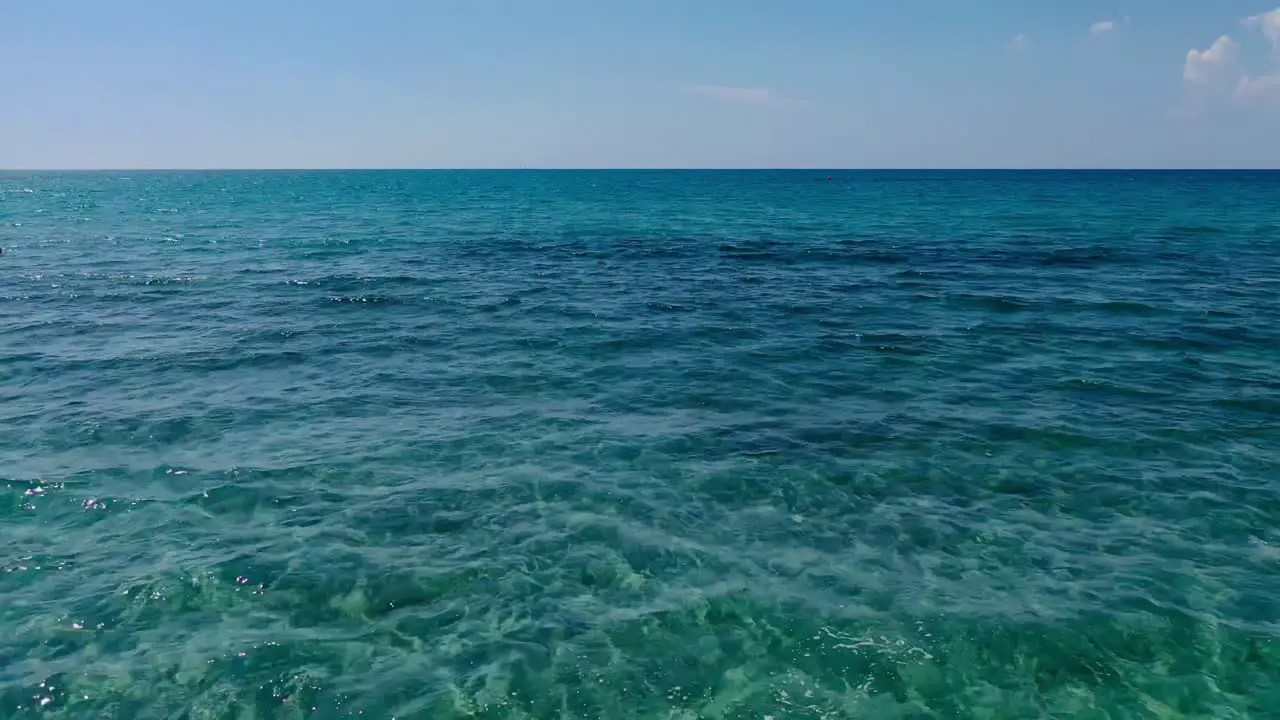 Girl Swimming in The Sea