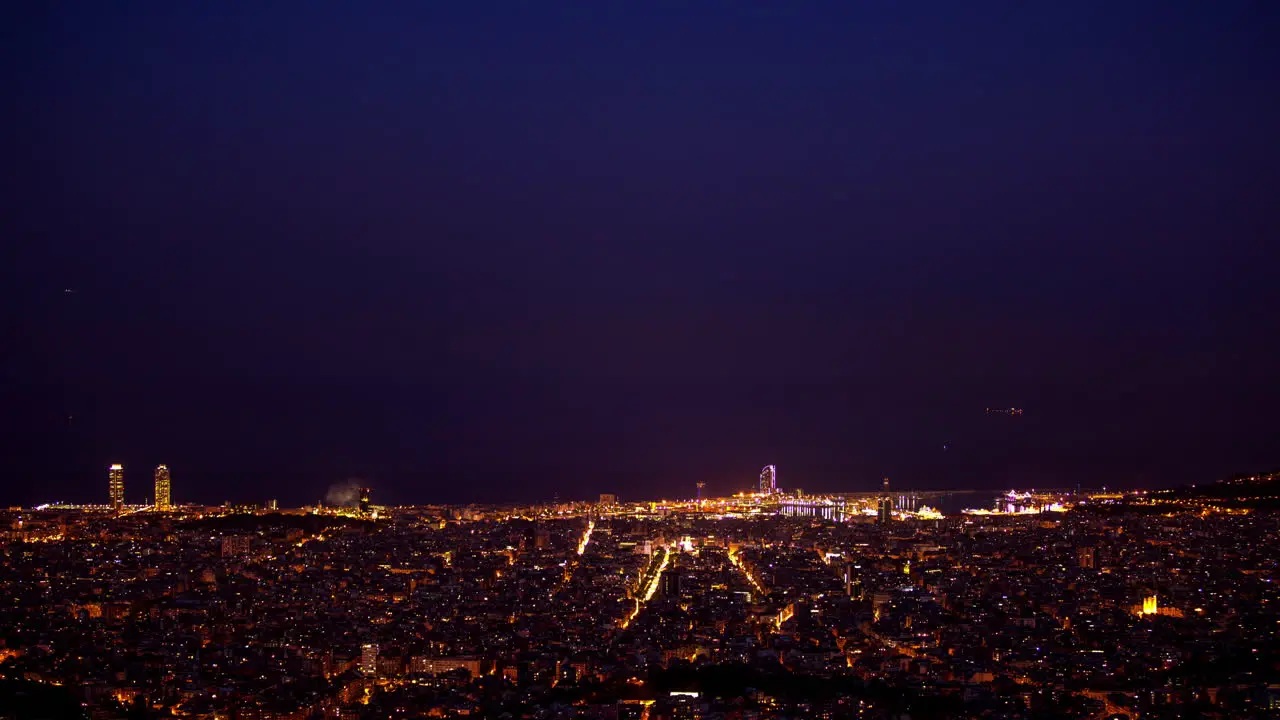 Barcelona Tibidabo Sunset 4K 01