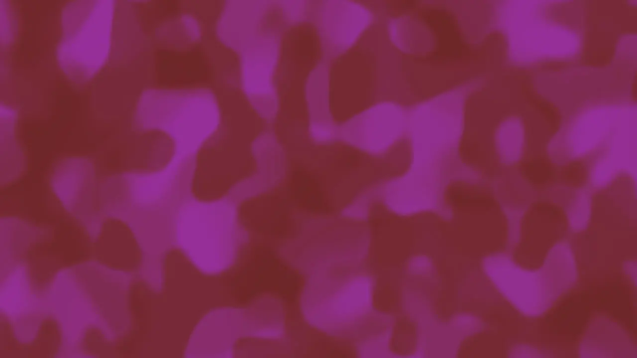 Looping animations of a pink and maroon liquid camouflage like pattern