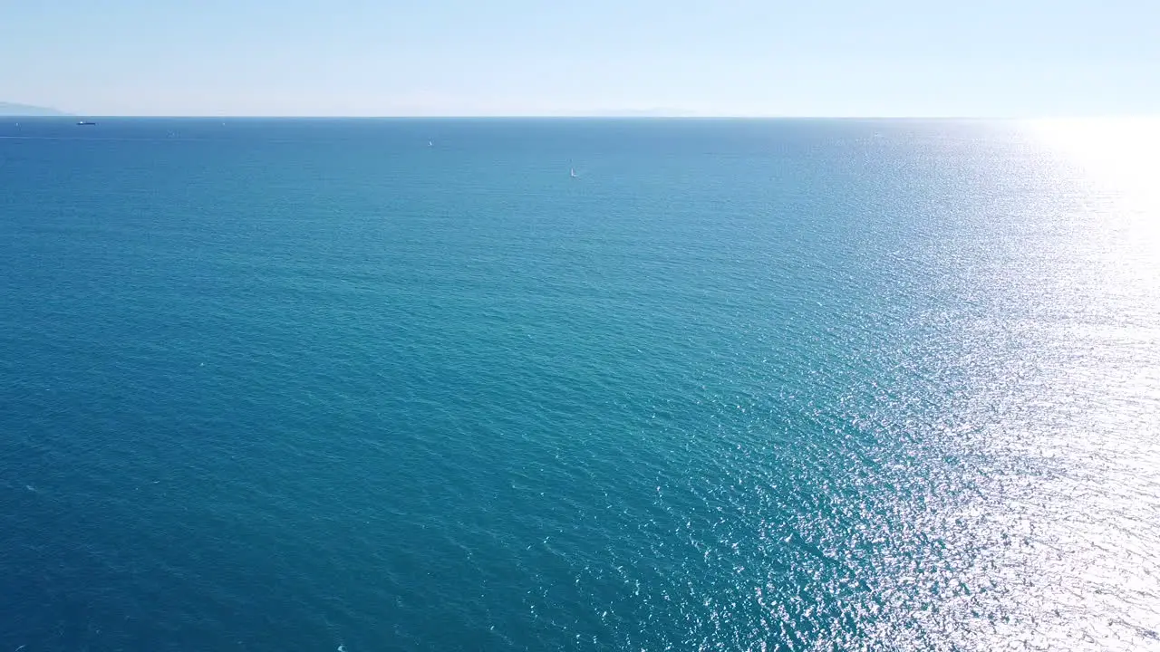 Mediterranean sea offshore of Cardellino beach Castiglioncello