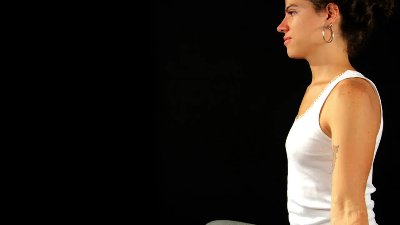 Young Woman Doing Yoga 82