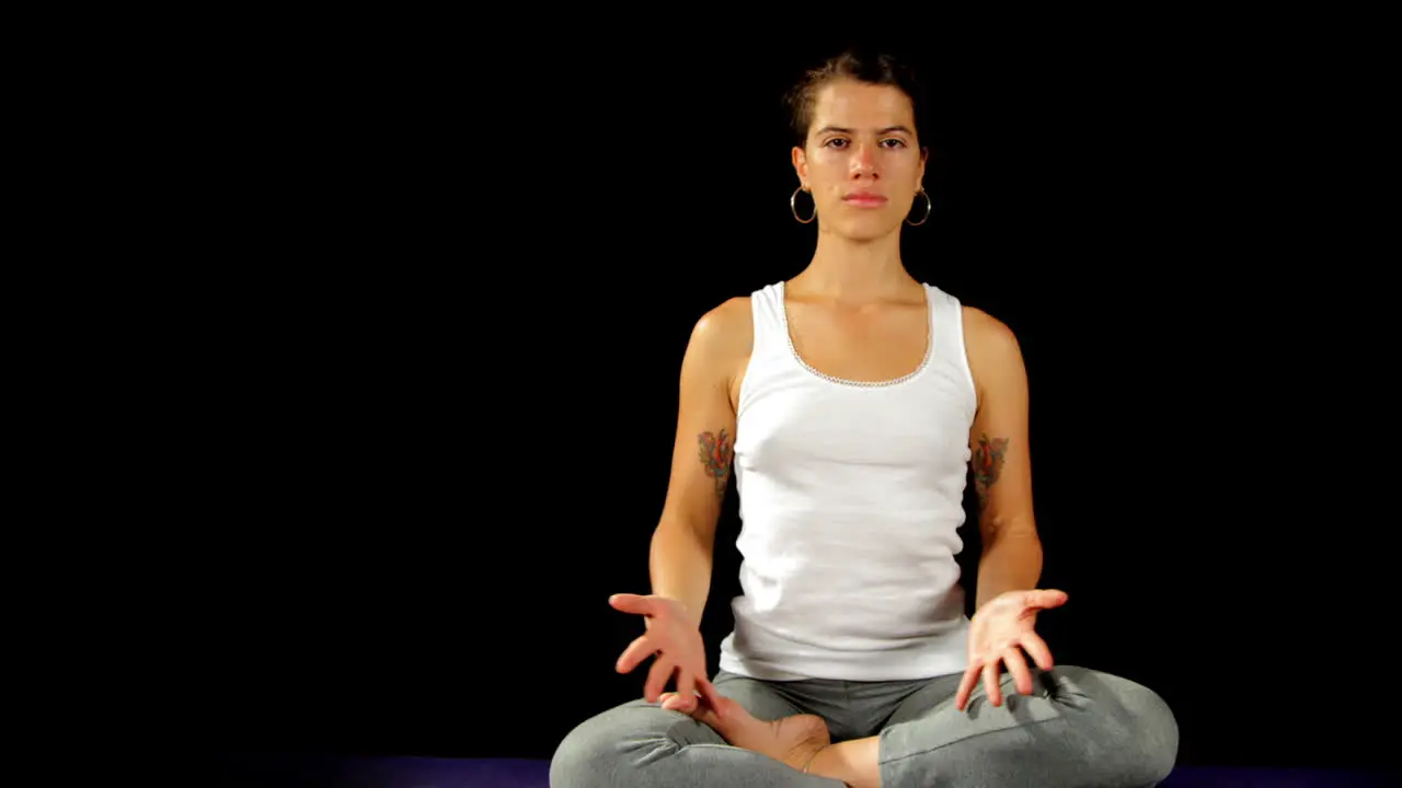 Young Woman Doing Yoga 75