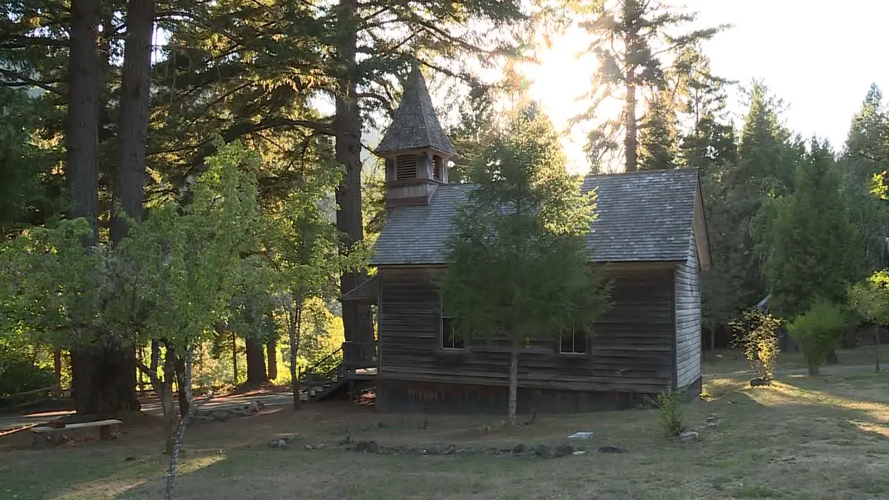 OLD CHURCH IN THE WOODS IN BEND OREGON