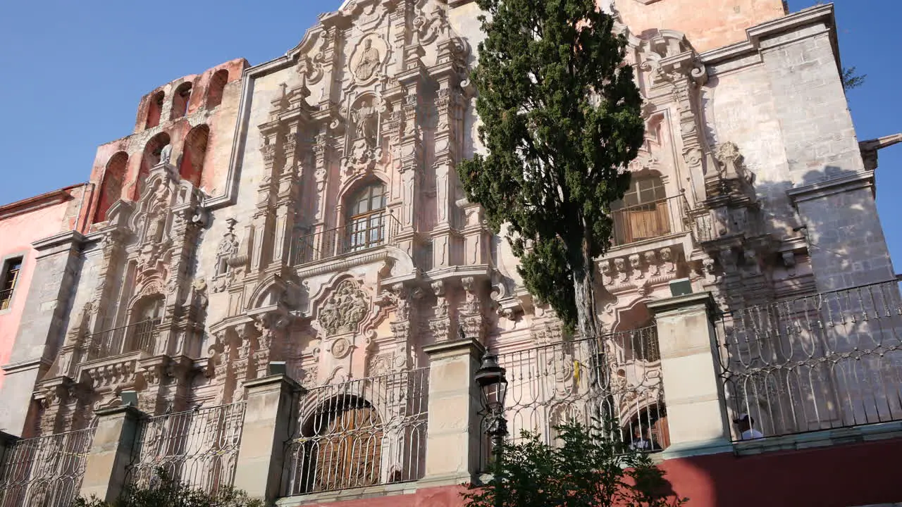 Mexico Guanajuato Ornate Church Facade