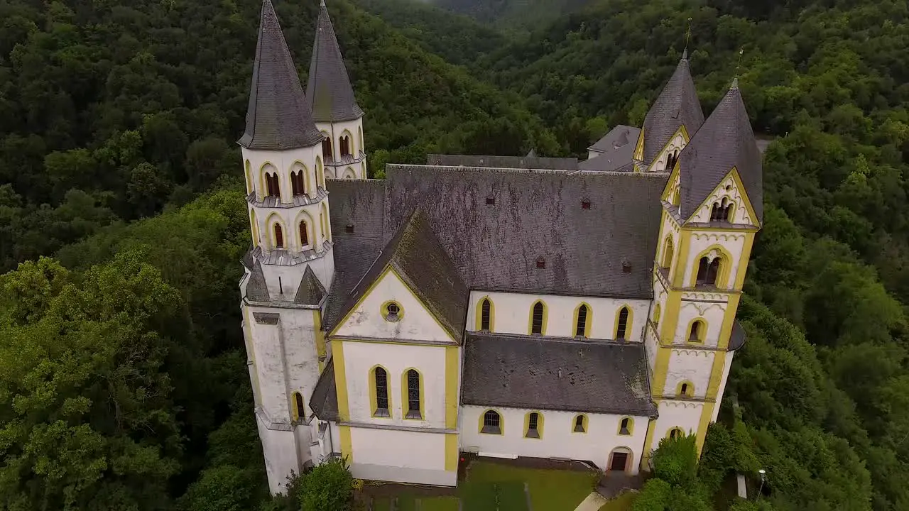 Drone Flight above a German Monasary