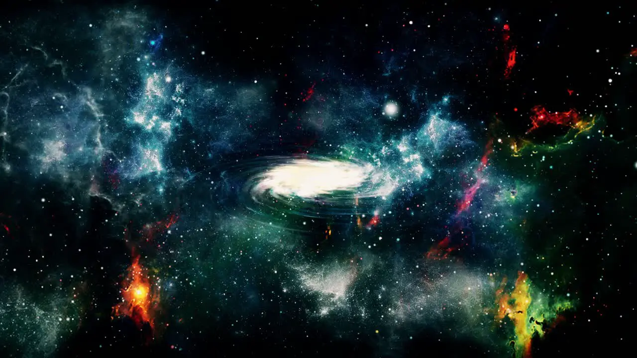 galaxies and nebula clouds that move with in the great universe