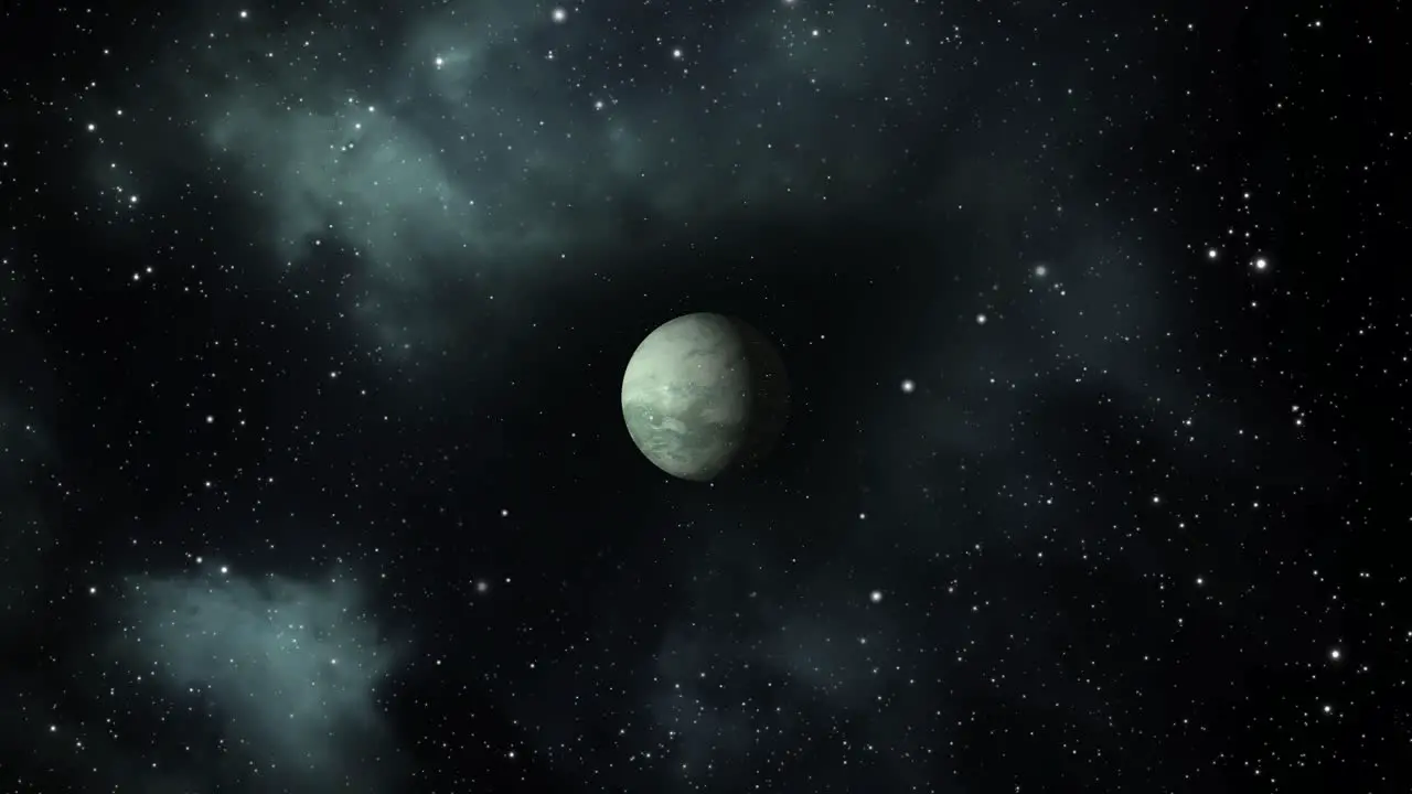 space dust and mysterious planets in the vast universe 4k