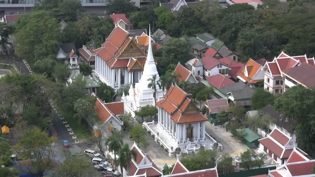 Bangkok temple below